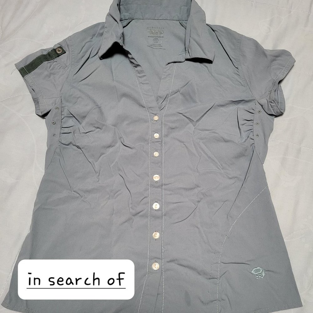 ISO hiking button down shirt